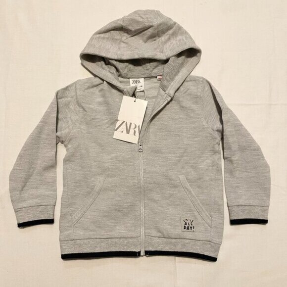 Zara Baby Zip Up Sweater Hoodie Toddler 2 - 3 Years - Picture 1 of 16
